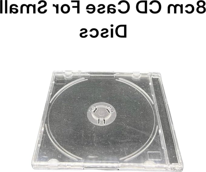 25 x transparante 8 cm CD-hoezen voor kleine discs - Dragon Trading