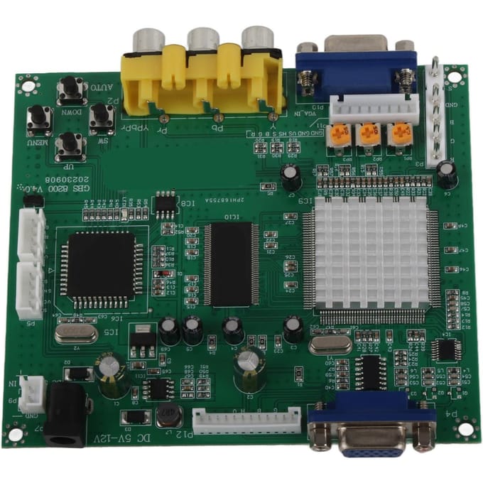 Carte de conversion vidéo HD RGBCGAEGAYUV vers VGA pour jeux d'arcade