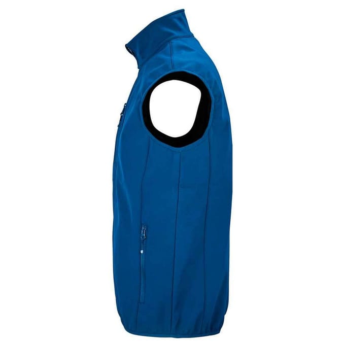 SOLS Heren Falcon Softshell gerecyclede bodywarmer (Koningsblauw)