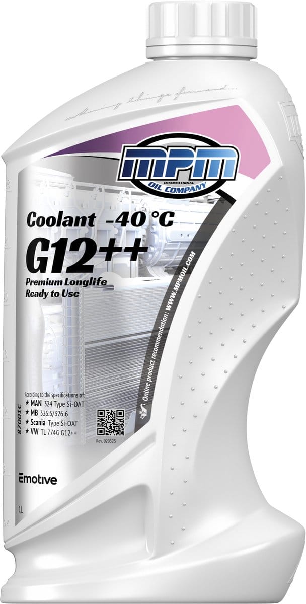 MPM Koelvloeistof -40 graden G12++ - 1 liter