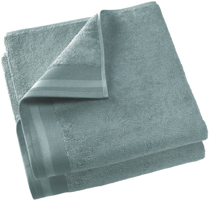 De Witte Lietaer Badhanddoek Contessa Oxyde - Set 2 stuks - 70 x 140 cm - Blauw - Katoen