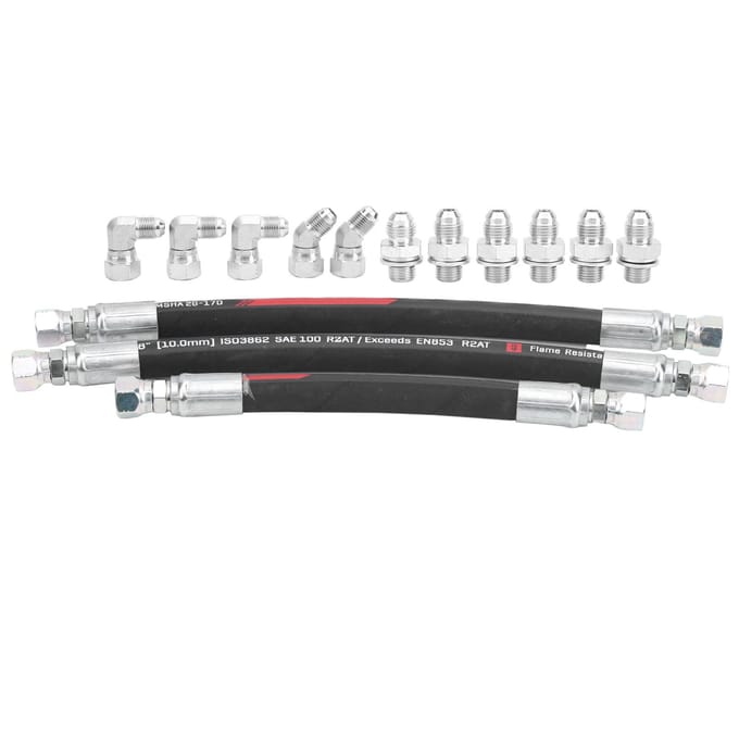 Ensemble de conduites de flexibles de pompe à huile haute pression 5800 PSI Compatible avec Ford 7.3L Powerstroke 1999-2003