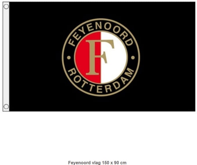 Feyenoord vlag 150 x 90 cm