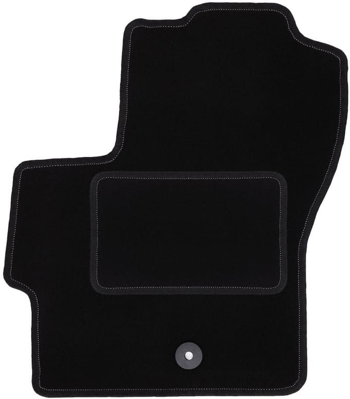 Bestuurdersmat zwart voor: Mazda 3 I BK hatchback (2003-2009)