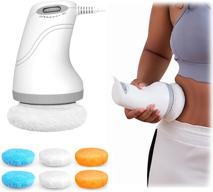 Verte Cellulite Massage Apparaat - Elektrische Cellulite Massager - 6 Verwisselbare Pads