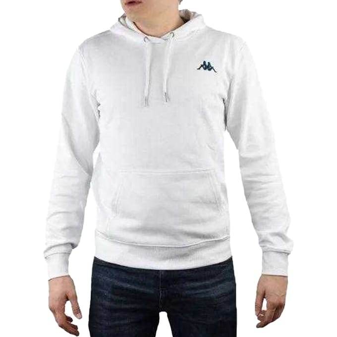 Kappa Heren Vend Hoodie (Wit)
