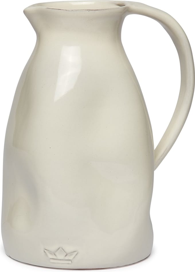 Dutchdeluxes - Luxe - Aardewerk - 0.75L - Medium - Karaf - Wit