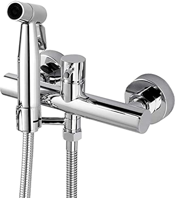 Bidet Muurbevestiging met Warm en Koud Water Opties