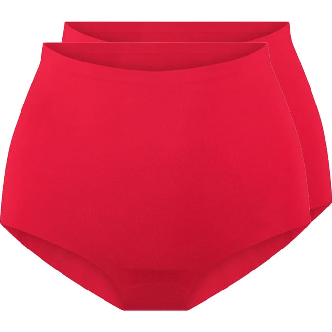 LingaDore - 2-Pack Taille Slip Rood - maat M - Rood