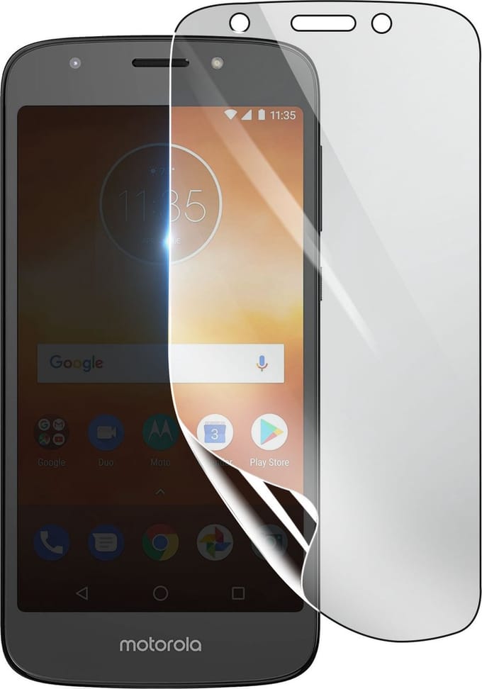 3mk, Geschikt voor Motorola Moto E5 Play, Schokbestendige Hydrogel Screenprotector, Transparant