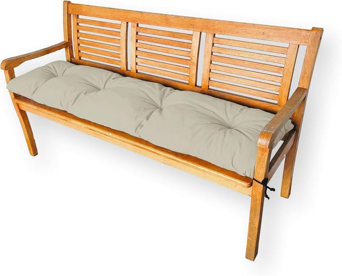 Dienblad Kussen - Buiten Zitting - Tuin Comfort - Zero Waste Gemaakt - 120x40cm - Beige