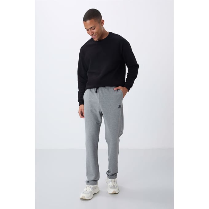 Heren Regular-Fit Katoenmix Sweatpants