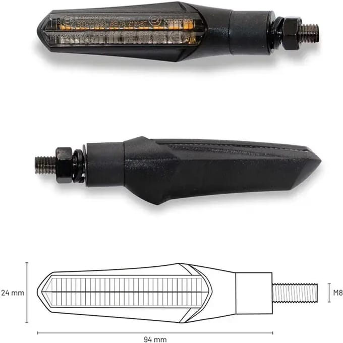 LED knipperlichten motor Taac FR11