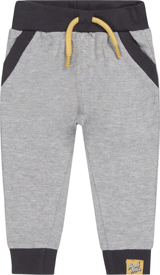 Dirkje baby jongens joggingbroek Brake Rules Grey - Maat 80