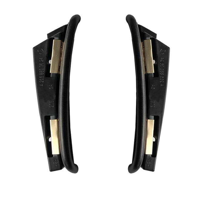 Garniture de sourcil d'aile arrière pour Mercedes W205 classe C W213 classe E 2015 – 2020 black
