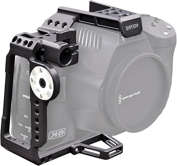 Camera Half Cage Kit voor BMPCC 6K Pro - Stevige Behuizing, Stabiliteit en Accessoires voor Videoproductie