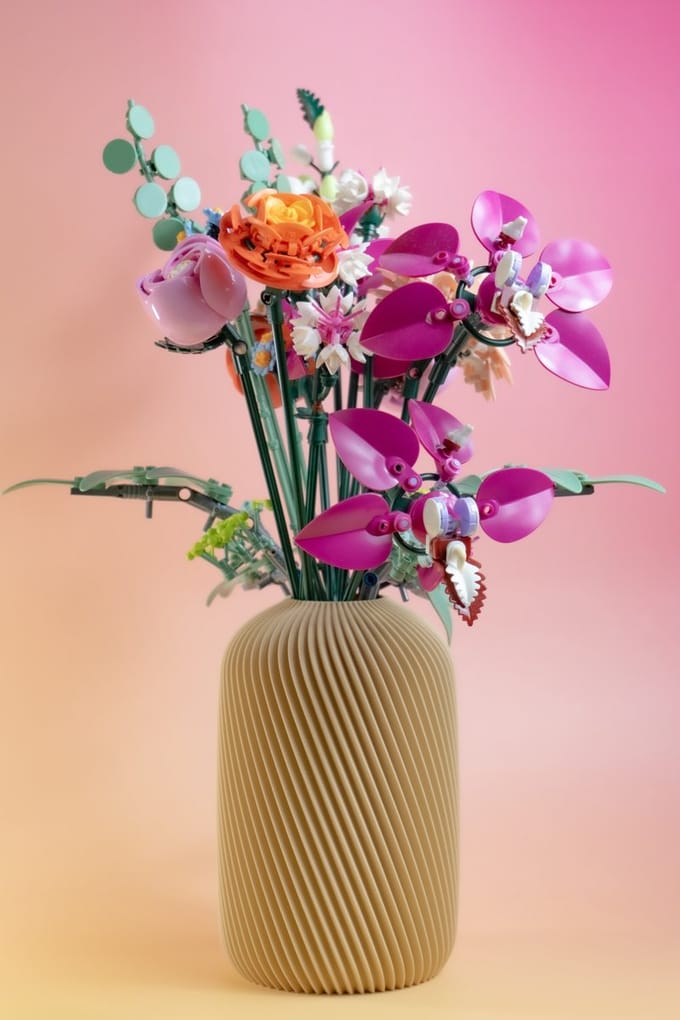 Luxe vaas - Modern - Botanicals - Zand kleurig - Sand - Maerc Design