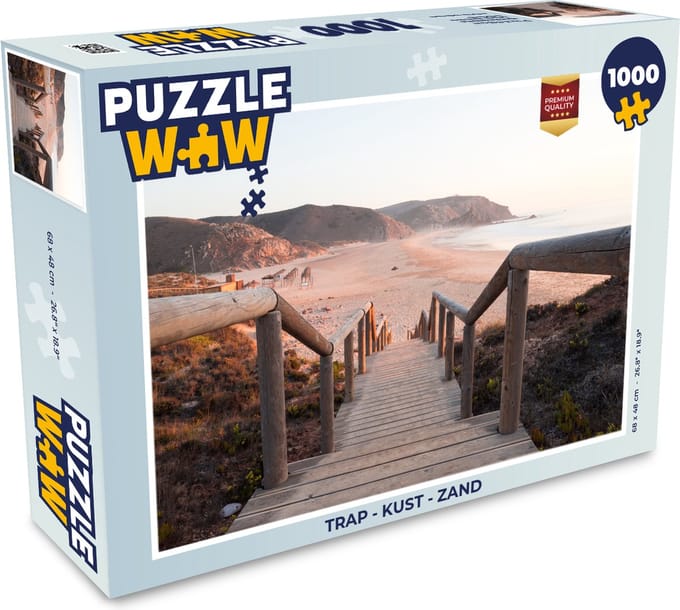 Puzzel Trap - Kust - Zand - Legpuzzel - Puzzel 1000 stukjes volwassenen
