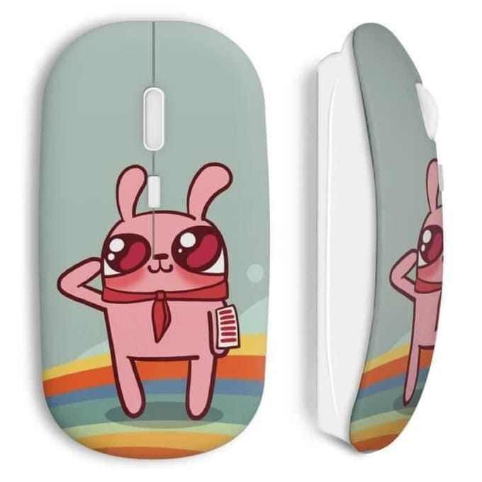 Souris Sans Fil Pink Rabbit
