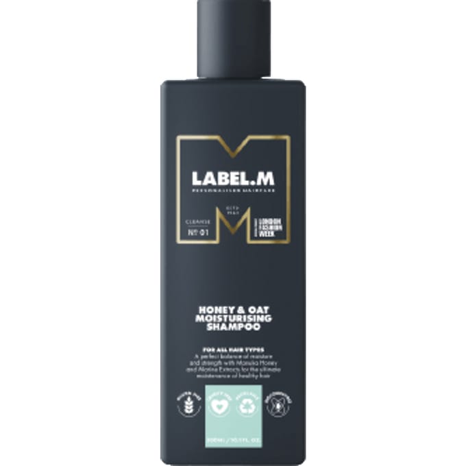 Label.M Honey & Oat Shampoo - 1000 ml- Normale shampoo - Voor Alle haartypes -