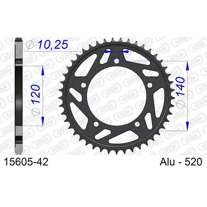 Tandwiel Afam 520 42 dents