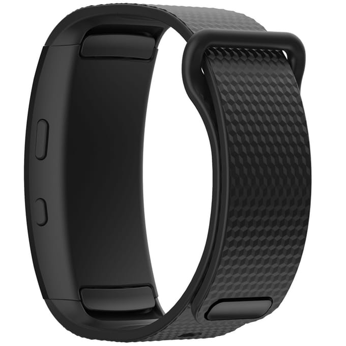 imoshion Siliconen bandje voor de Samsung Gear Fit 2 / 2 Pro - Zwart