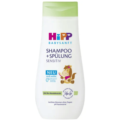 HiPP Babysanft Sensitive 2-in-1 Baby Shampoo & Conditioner - 200 ml