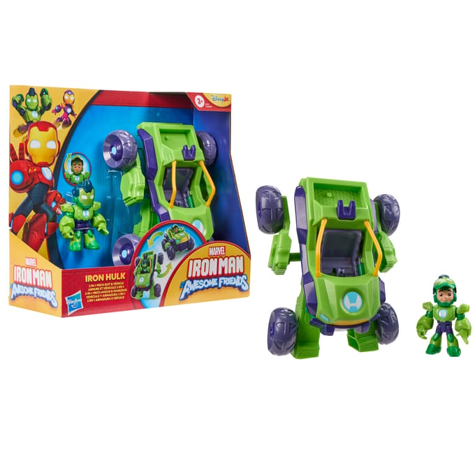 Avengers ironman & friends 2in1 mech assorti