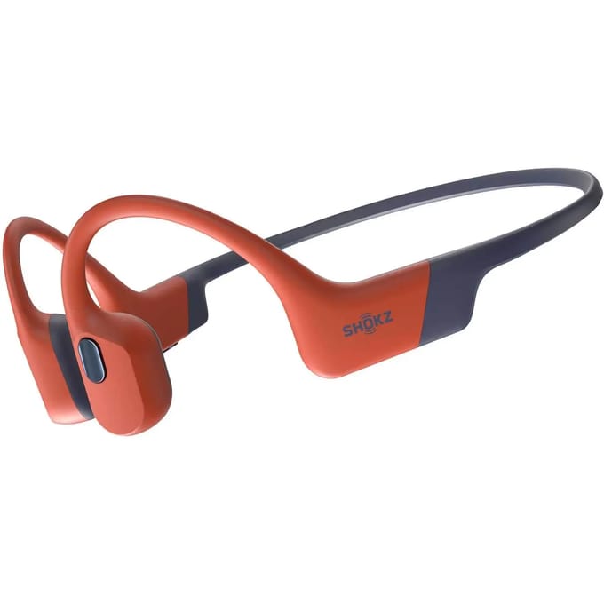 Shokz OpenSwim Pro USB-C Waterdichte Sporthoofdtelefoon - Bone Conduction Hoofdtelefoon - Open-ear - Bleutooth & MP3 - Rood