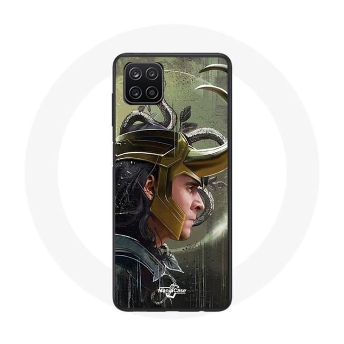 Coque - maniacase - Samsung Galaxy A12 - Souple - Noir - Loki Thor Ragnarok noir
