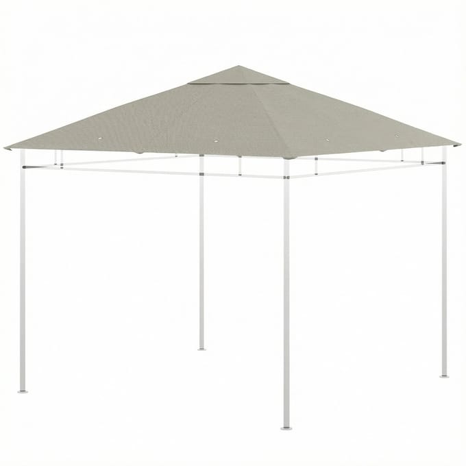 Outsunny - Vervangend luifeldoek - Polyester - 298x295cm - Grijs