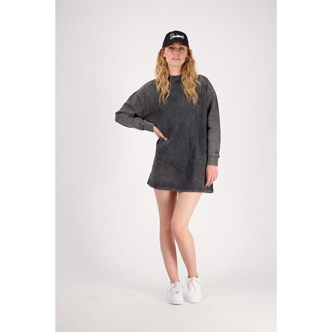 RAIZZED Phoeby Dress Washed Black Maat: M | Mini Jurken Outlet | Dames | Grijs