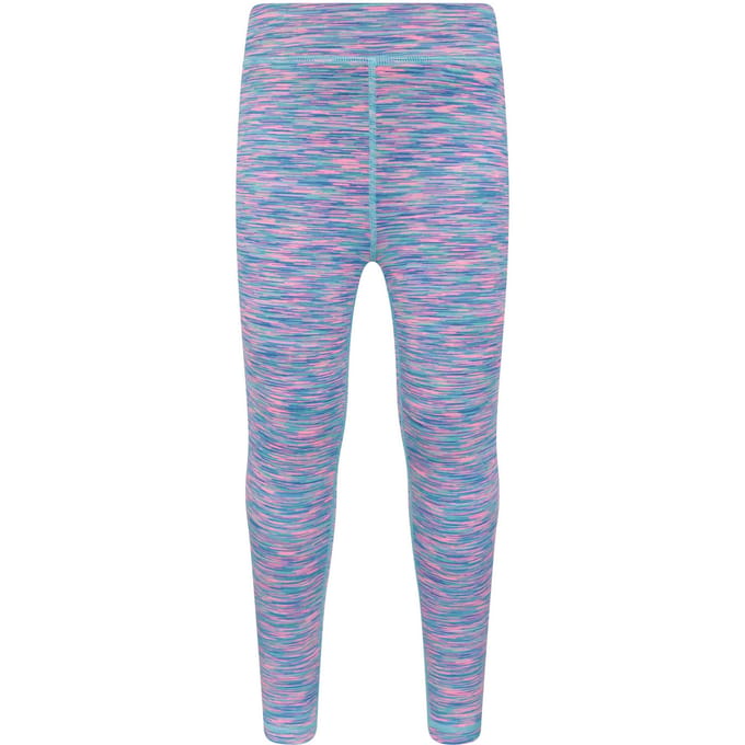 Mountain Warehouse Meisjes Kayleigh II Space Dye Legging (Blauw)