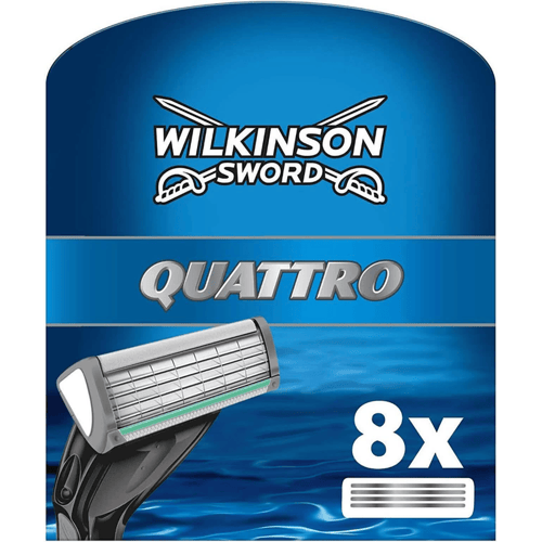 Wilkinson Sword Quattro - 8 stuks - Scheermesjes