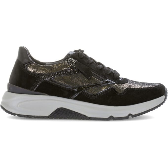Gabor Rollingsoft Sneakers grijs Textiel - Dames