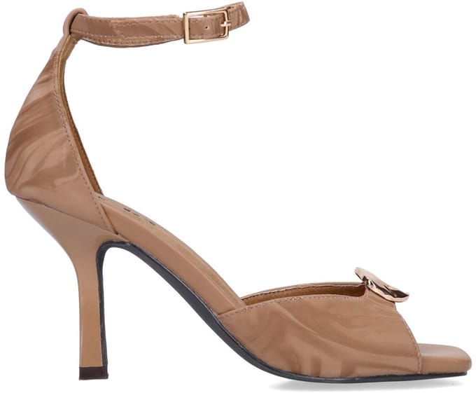 Sacha - Dames - Bruine sandalen met hak - Maat 36
