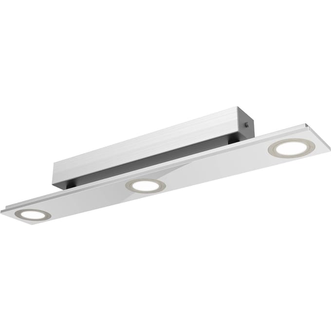 Evotec Pano - 3-lichts LED-plafondlamp in metallic kleur
