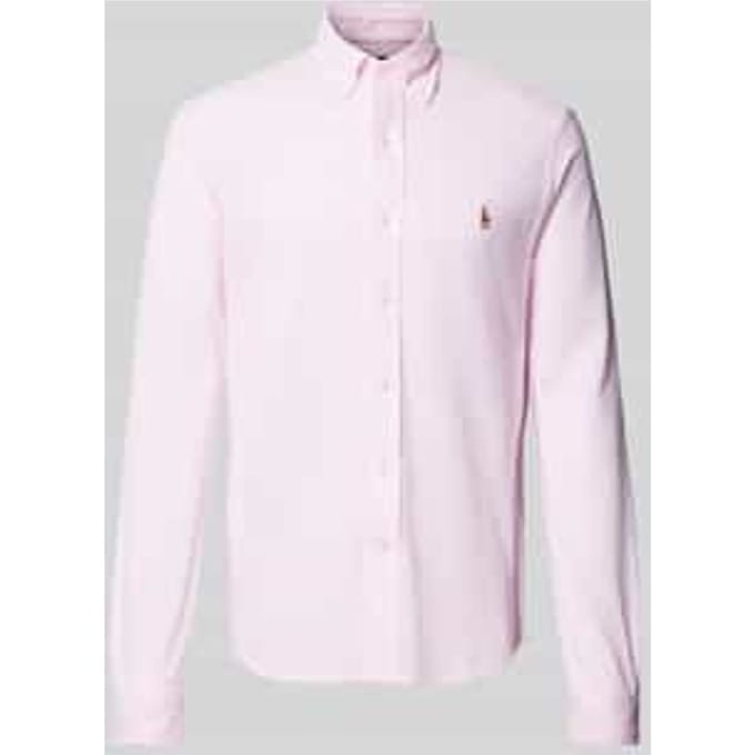 Regular fit vrijetijdsoverhemd met logostitching