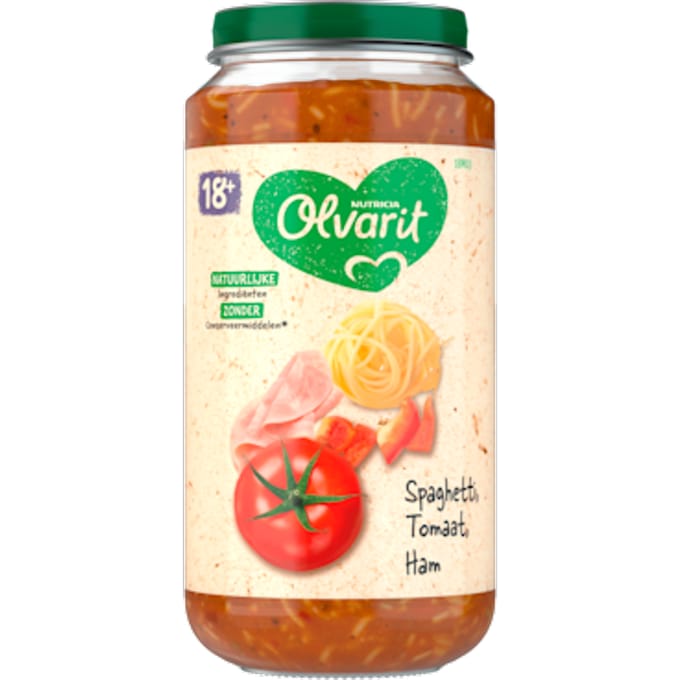 18+mnd Spaghetti Tomaat Ham