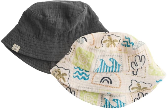 Next - Jongens - Set van 2 babyhoedjes - Grijs