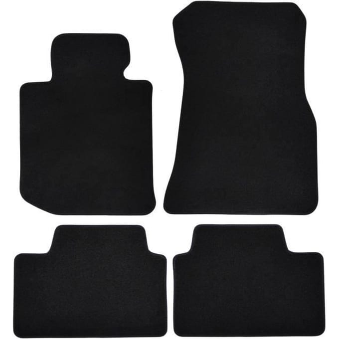 Tapis de sol - BMW - G20 G21 - Noir - 4 pièces - Renforcé sous les pédales