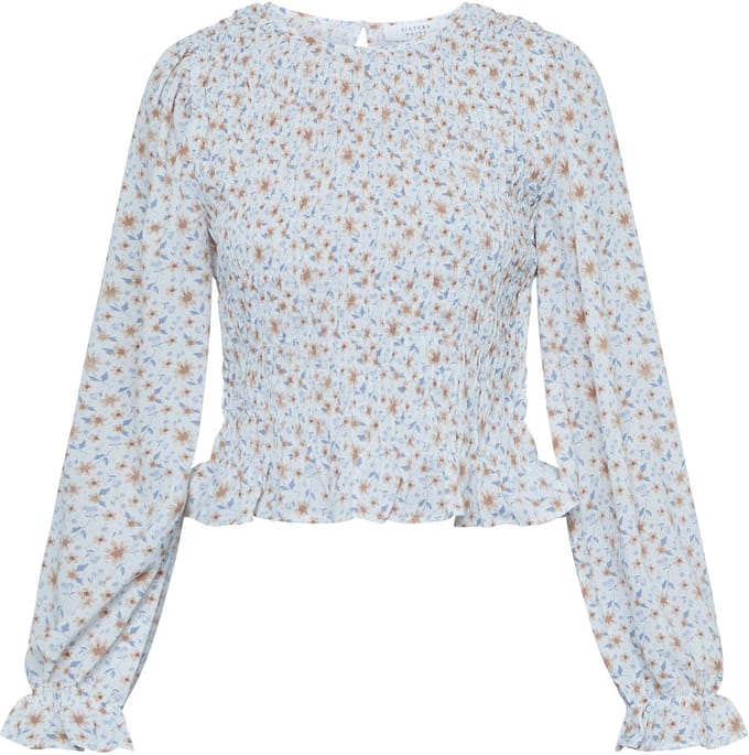 SISTERS POINT Nix-o.ls5 - Dames blouse - Rose flower - Maat M
