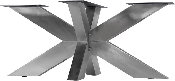 Set Tafelpoten Vierkant RVS - Geschikt voor Eetkamertafel en Bureau