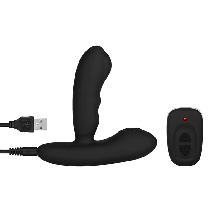 Dorcel - P-Stroker - Prostaat Vibrator Met Afstandsbediening - Zwart