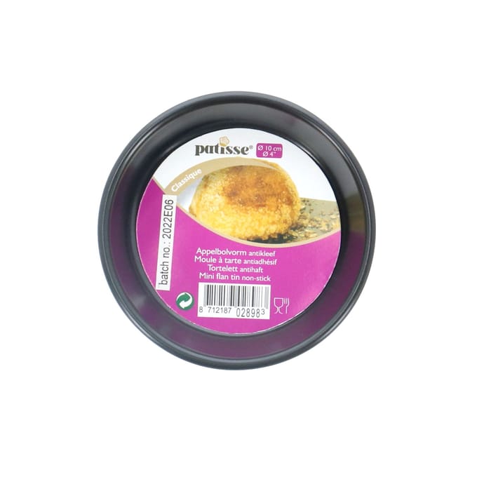 Patisse Appelbolvorm 10 Cm Staal Zwart