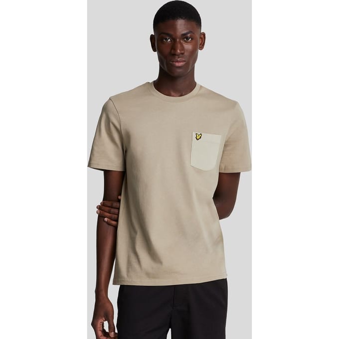 Lyle & Scott Tonal Pocket T-Shirt Groen