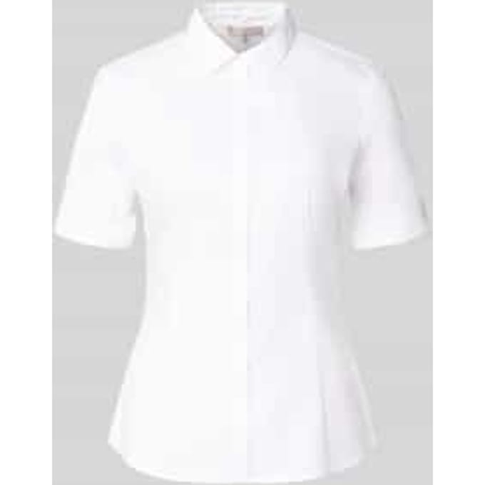 slim fit blouse met knoopsluiting