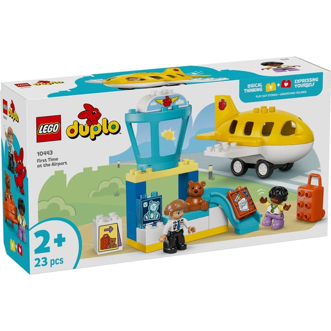 LEGO DUPLO Voor het Eerst op het Vliegveld Educatief Speelgoed voor Peuters 10443