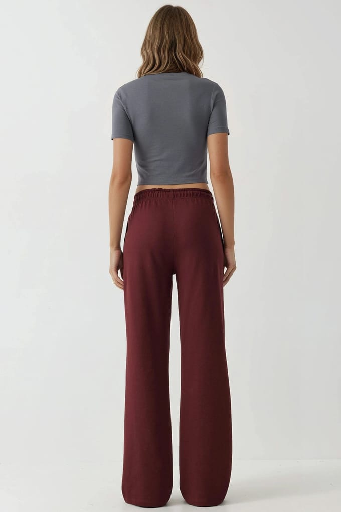 Ontspannen Pas Rechte Pijpen Sweatpants