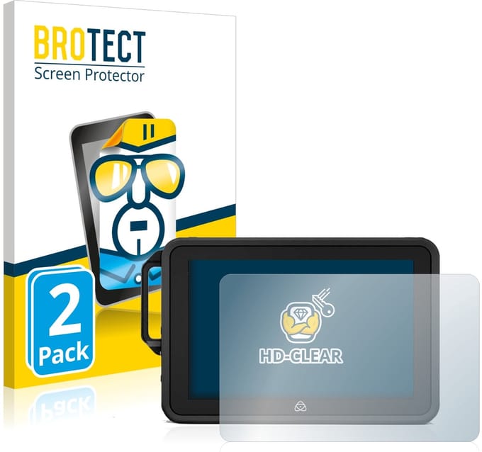 BROTECT - Screenprotector voor Atomos Shogun Connect - Folie Beschermfolie transparant 2 Stuks